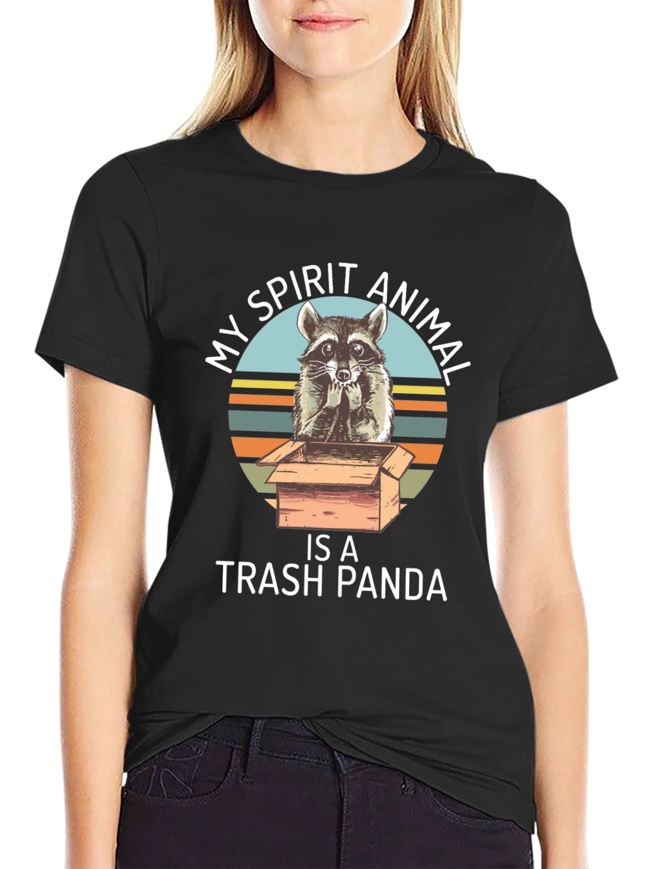 Trash Panda T-Shirt - My Spirit Animal Raccoon Tee