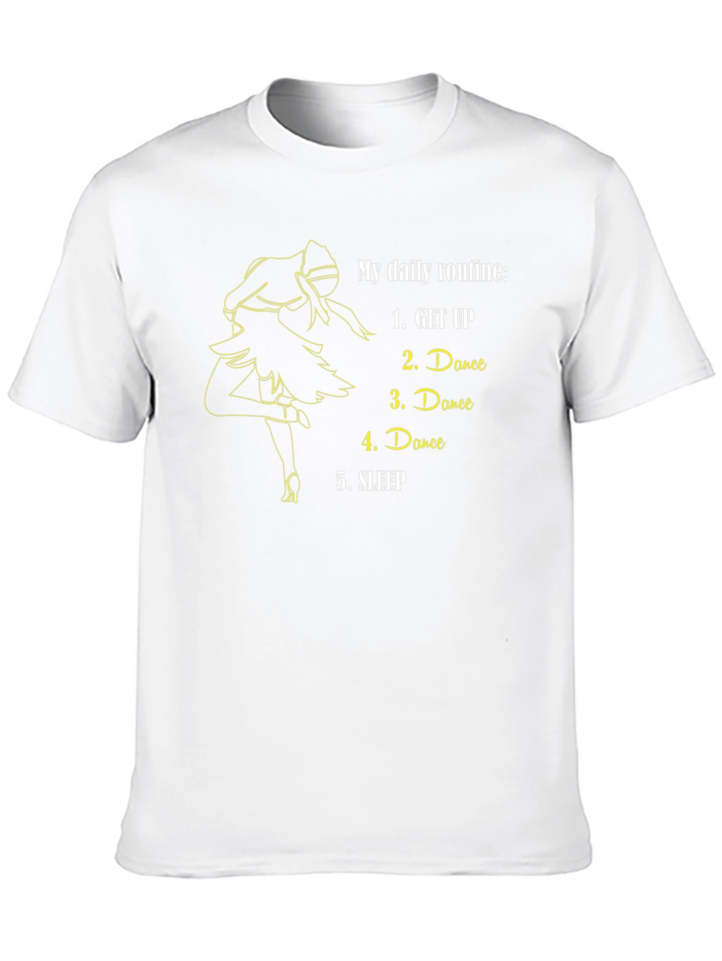 Dance Daily Routine T-Shirt - Black