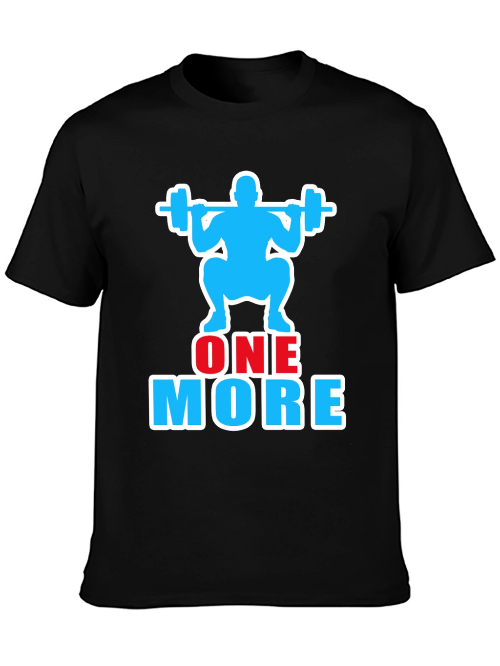 One More Rep Gym Workout Graphic T-Shirt