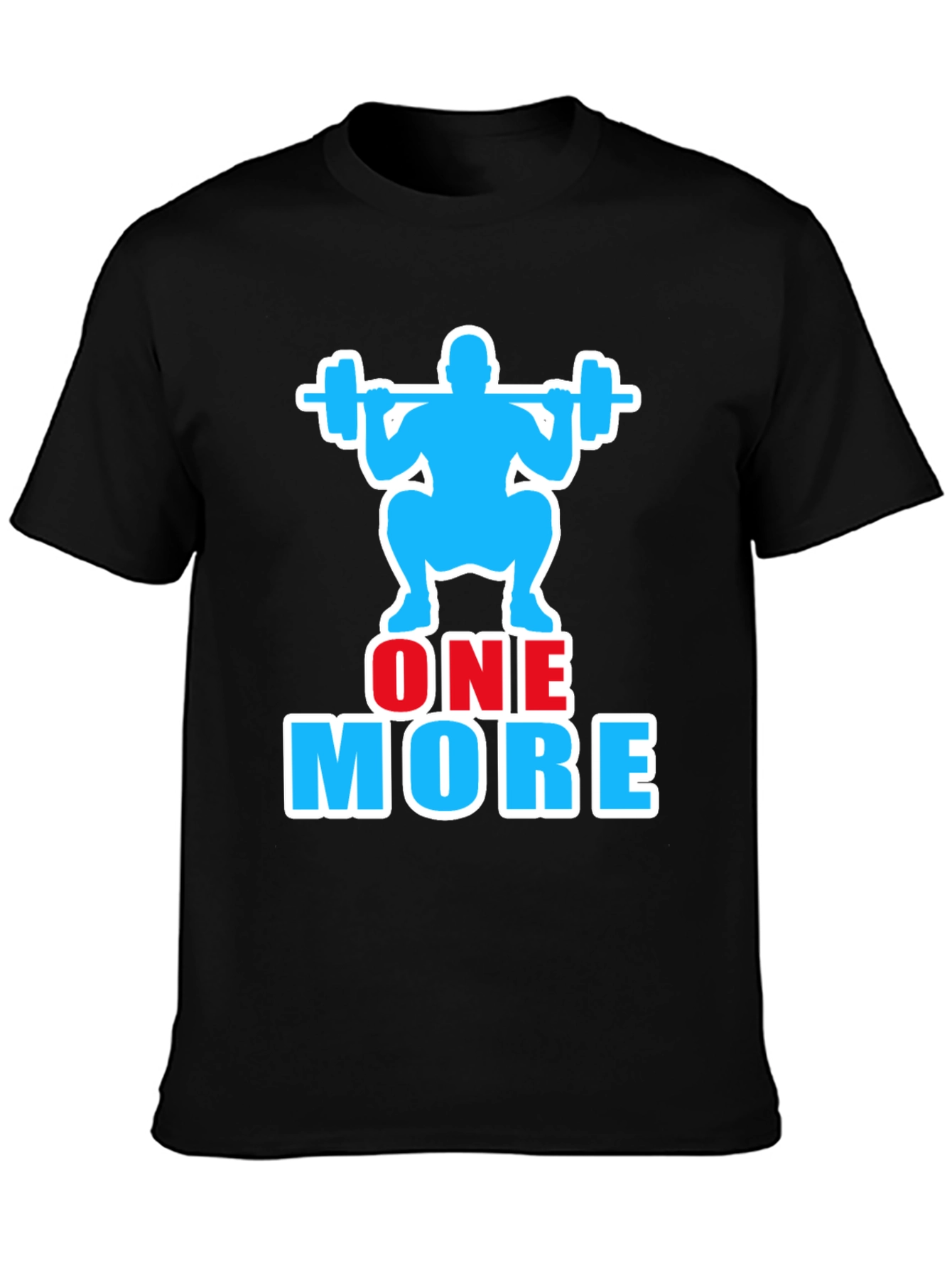 One More Rep Gym Workout Graphic T-Shirt