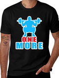 One More Rep Gym Workout Graphic T-Shirt