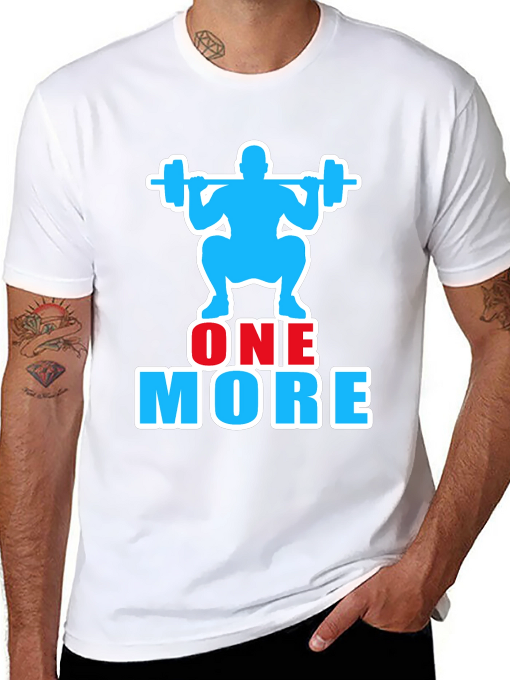 One More Rep Gym Workout Graphic T-Shirt