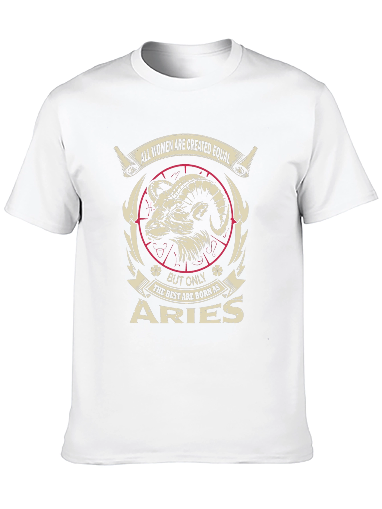 Aries Zodiac T-Shirt - All Women Are Created Equal