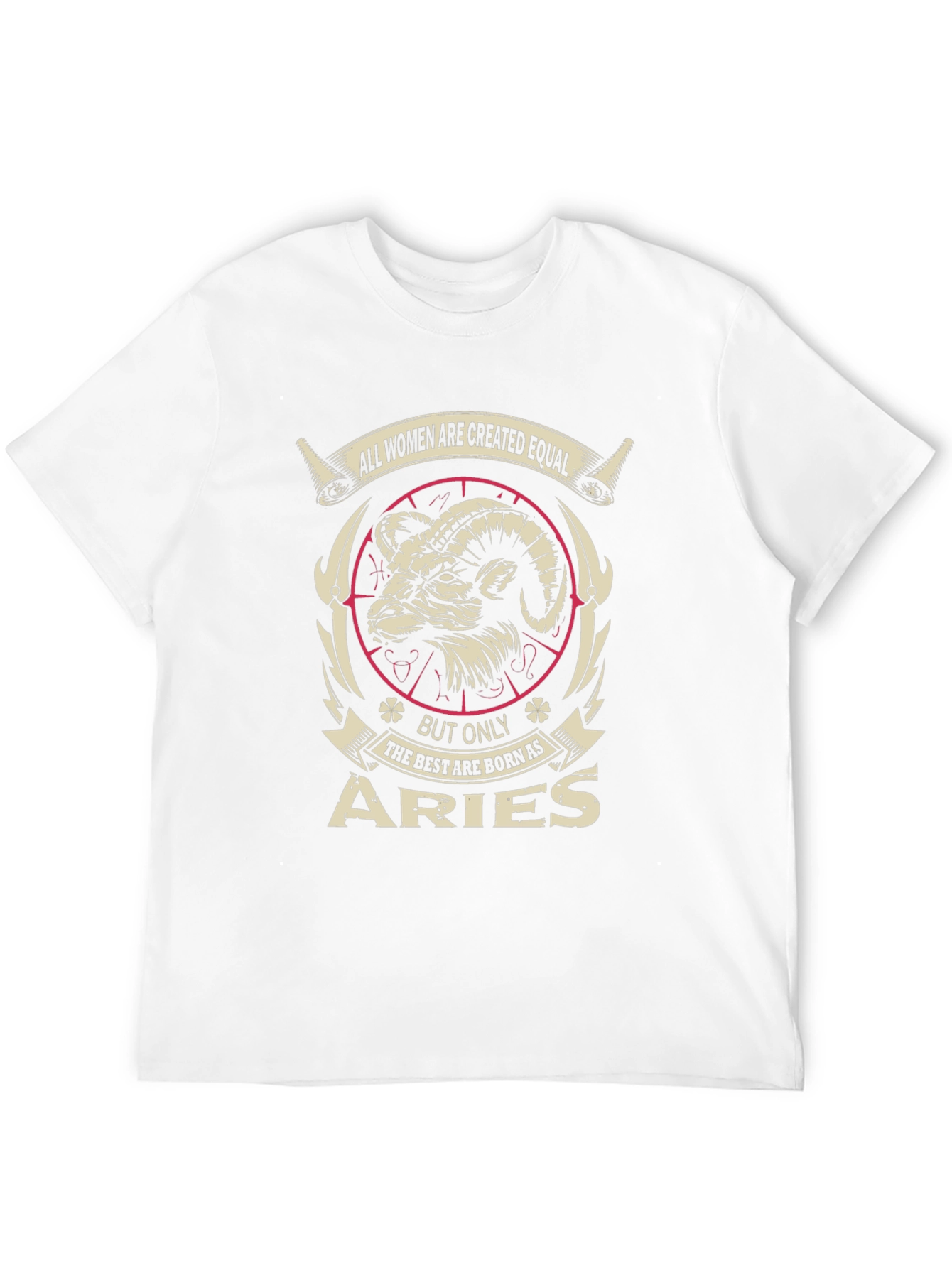 Aries Zodiac T-Shirt - All Women Are Created Equal
