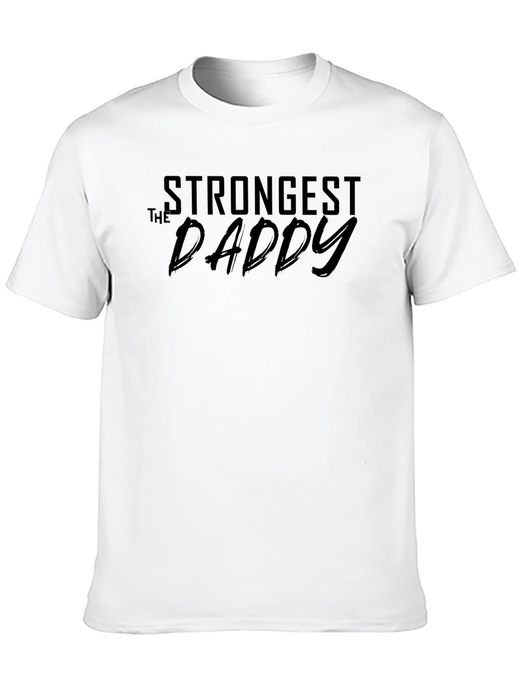 The Strongest Daddy - Mens Black T-Shirt