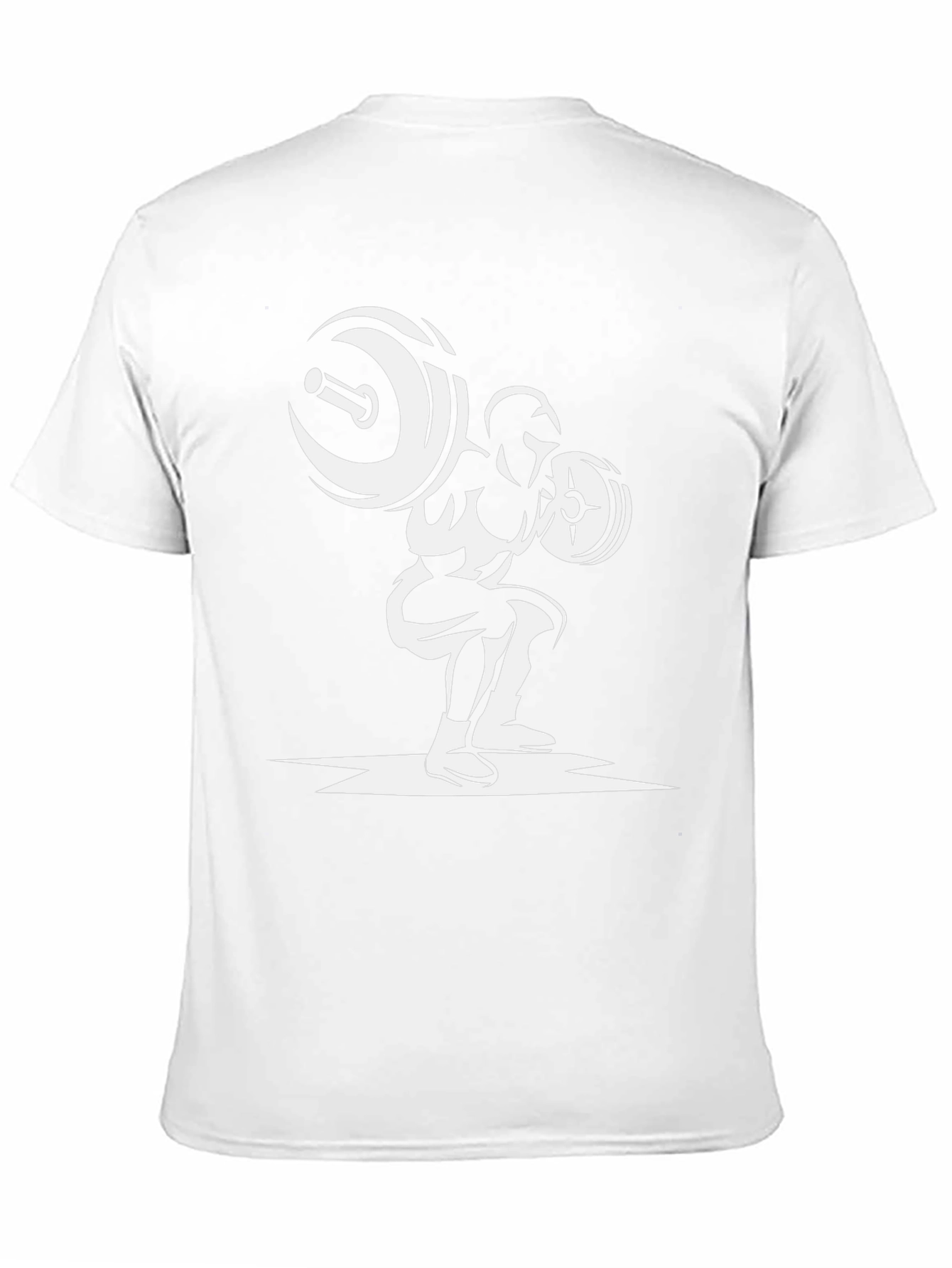 Weightlifting Squat Black Graphic Tee