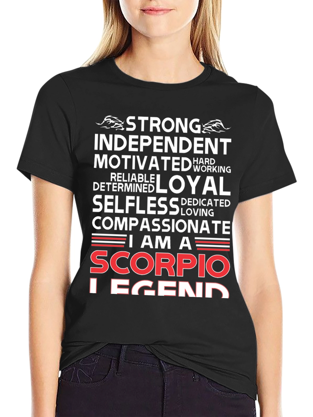 Scorpio Legend Black T-Shirt