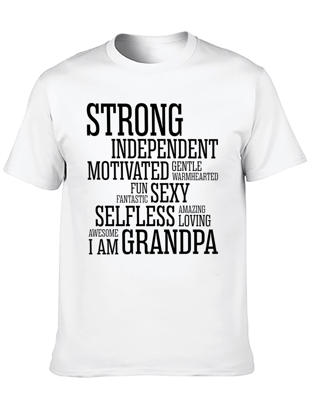 Strong Grandpa T-Shirt - Soft Cotton Blend Tee