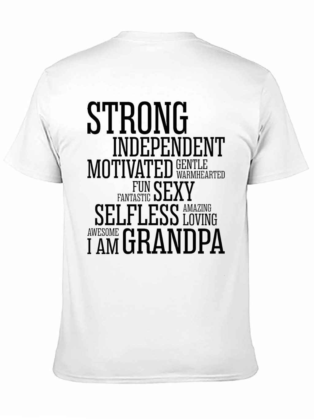 Strong Grandpa T-Shirt - Soft Cotton Blend Tee