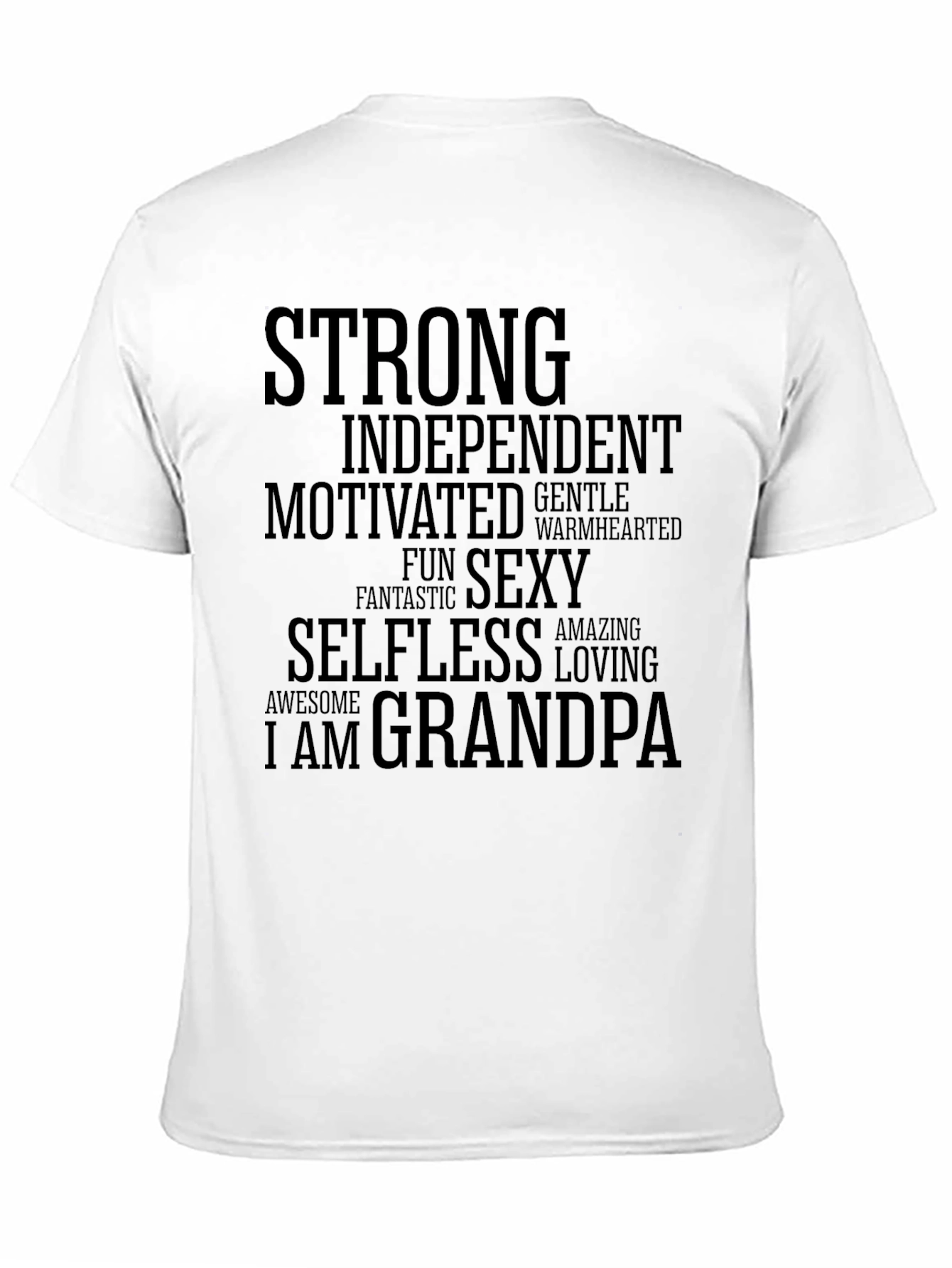 Strong Grandpa T-Shirt - Soft Cotton Blend Tee
