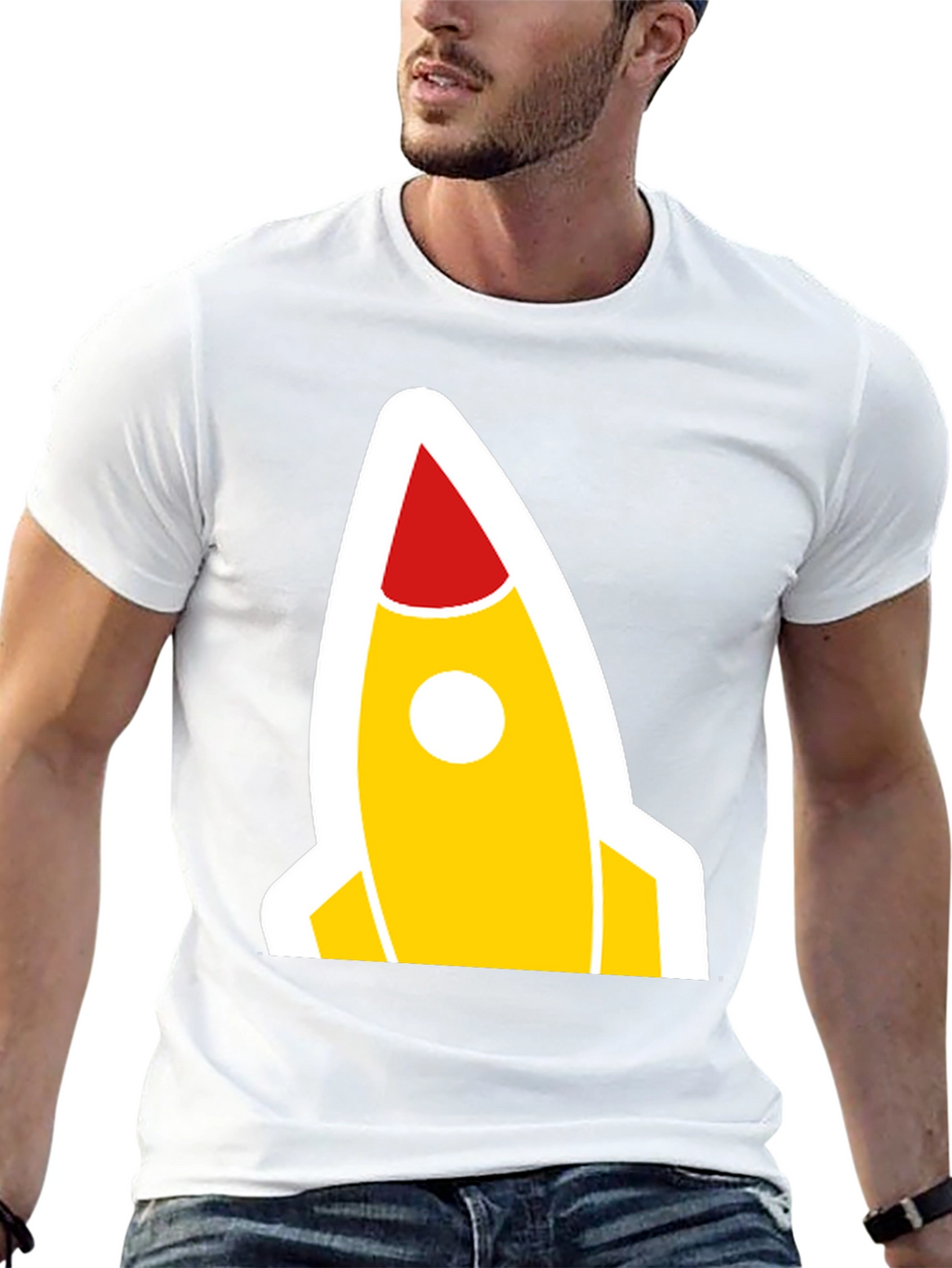 Rocket Graphic Tee - Bold & Fun Design!
