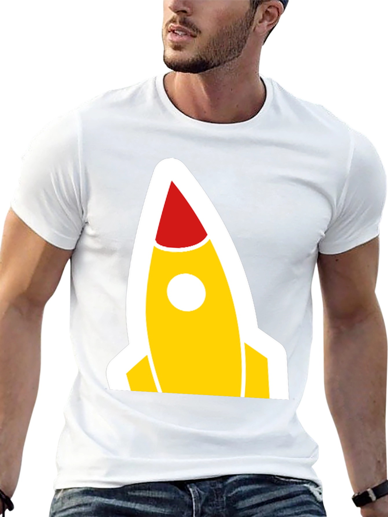 Rocket Graphic Tee - Bold & Fun Design!