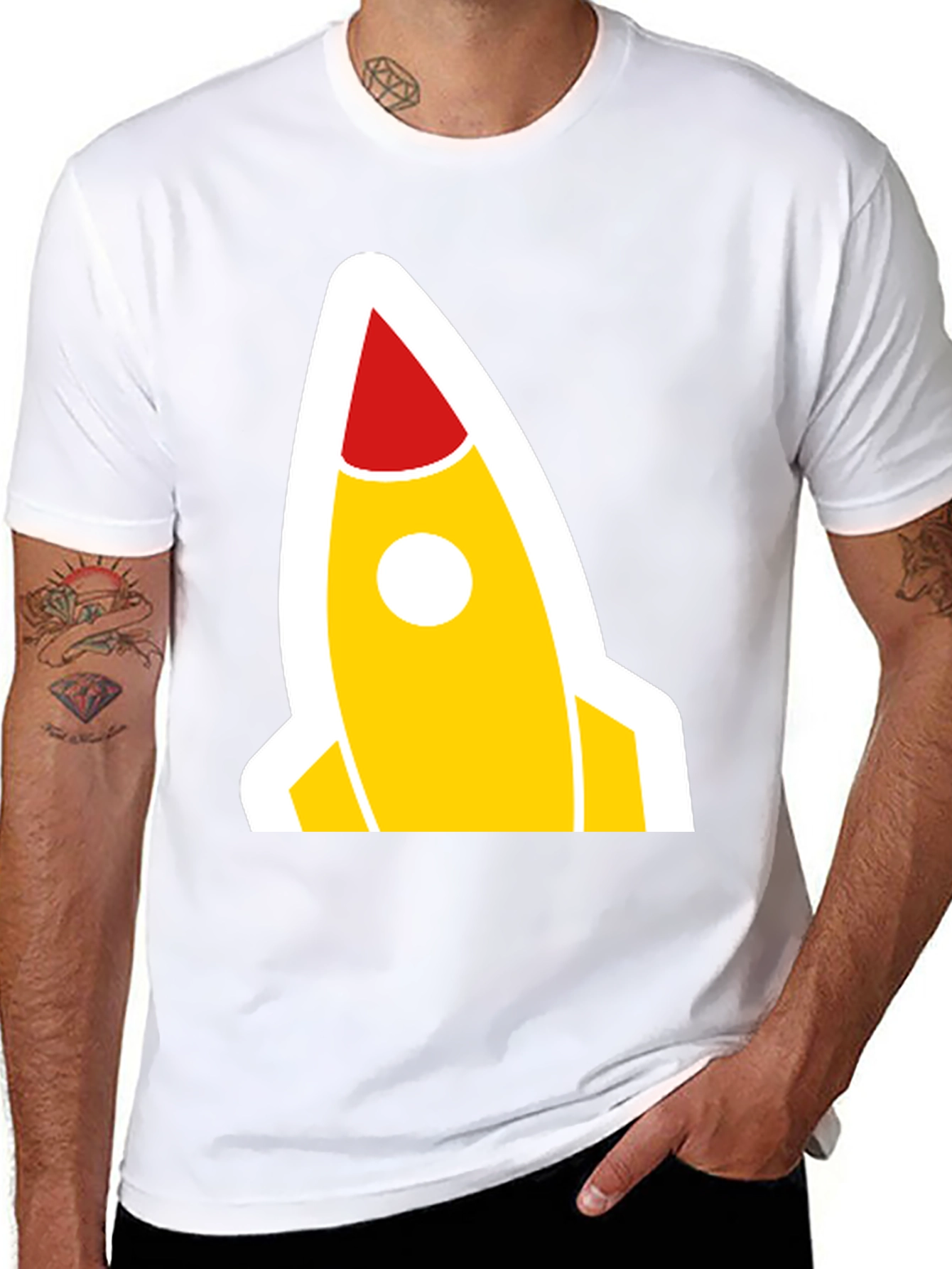 Rocket Graphic Tee - Bold & Fun Design!