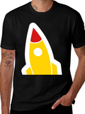 Rocket Graphic Tee - Bold & Fun Design!