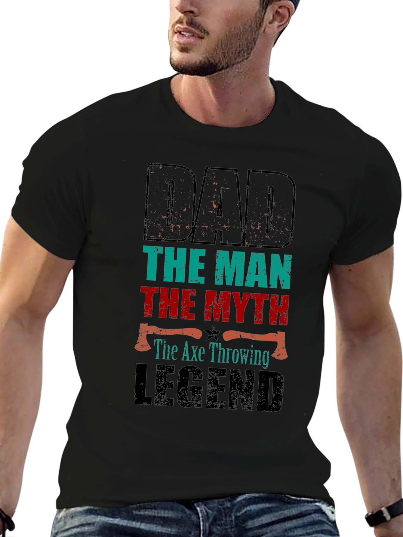 Dad the Axe Throwing Legend T-Shirt