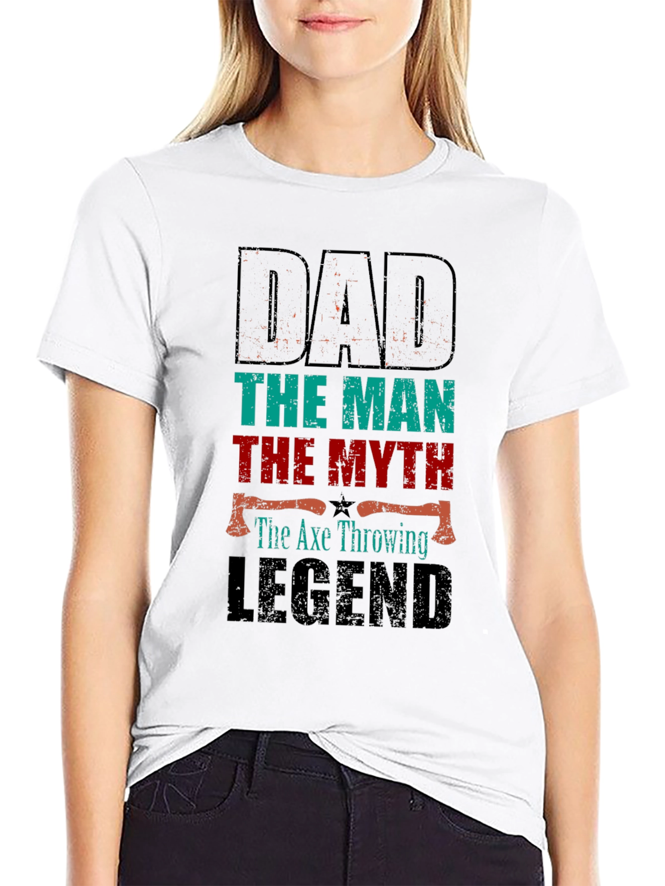 Dad the Axe Throwing Legend T-Shirt
