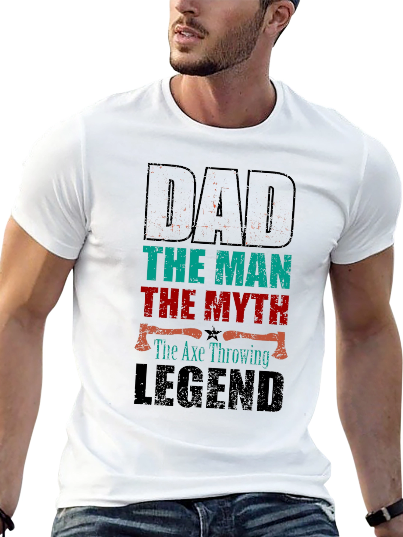 Dad the Axe Throwing Legend T-Shirt