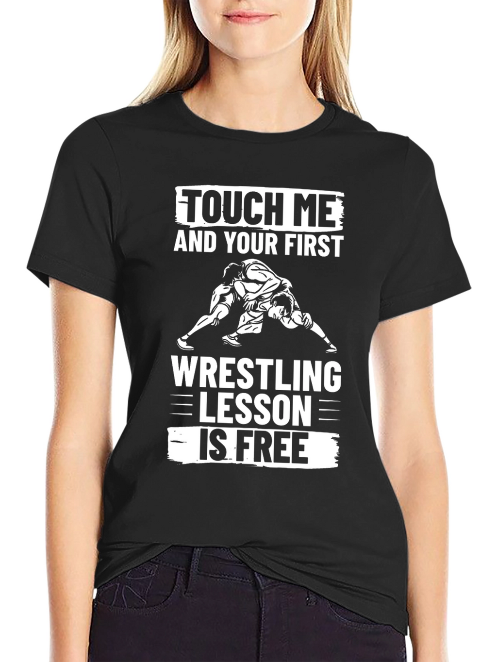 Touch Me Wrestling Lesson T-Shirt