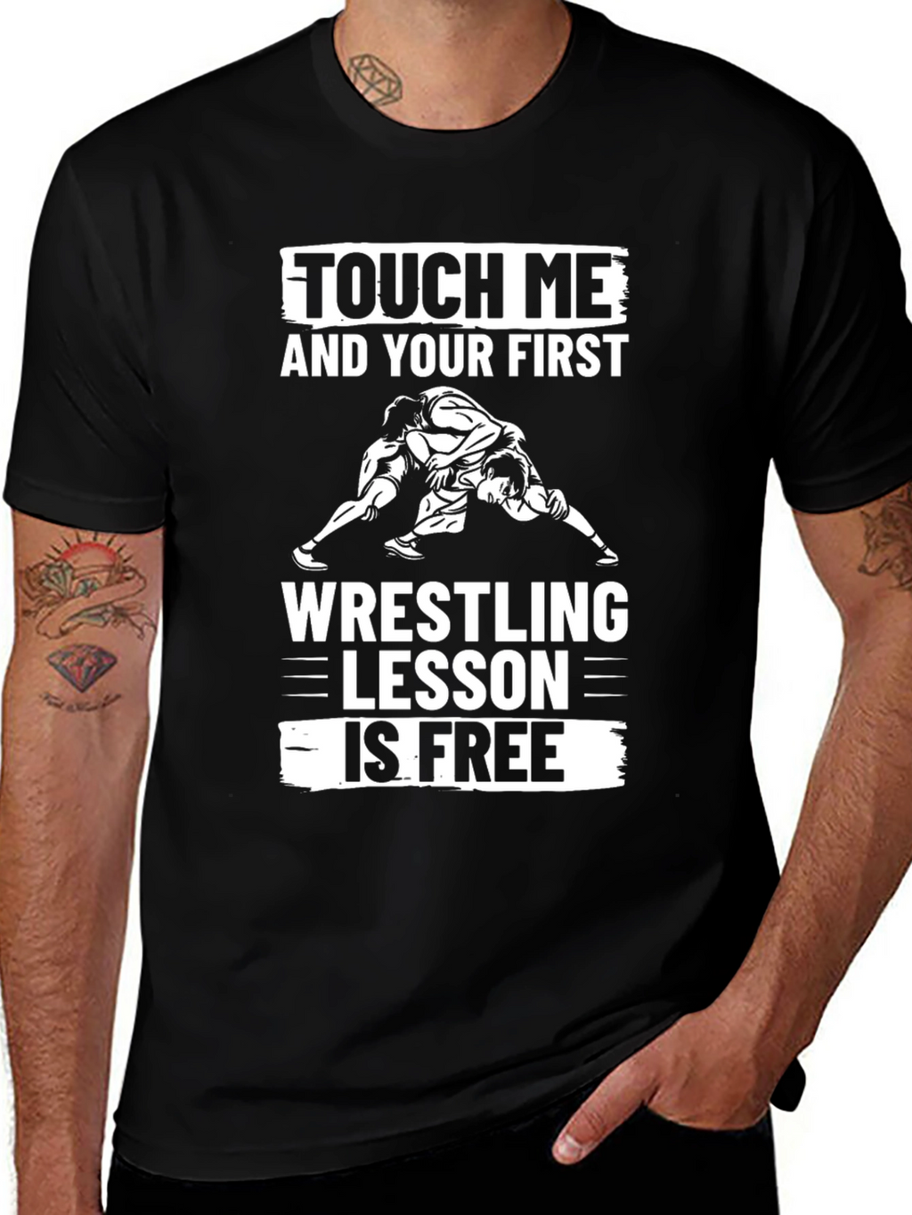 Touch Me Wrestling Lesson T-Shirt