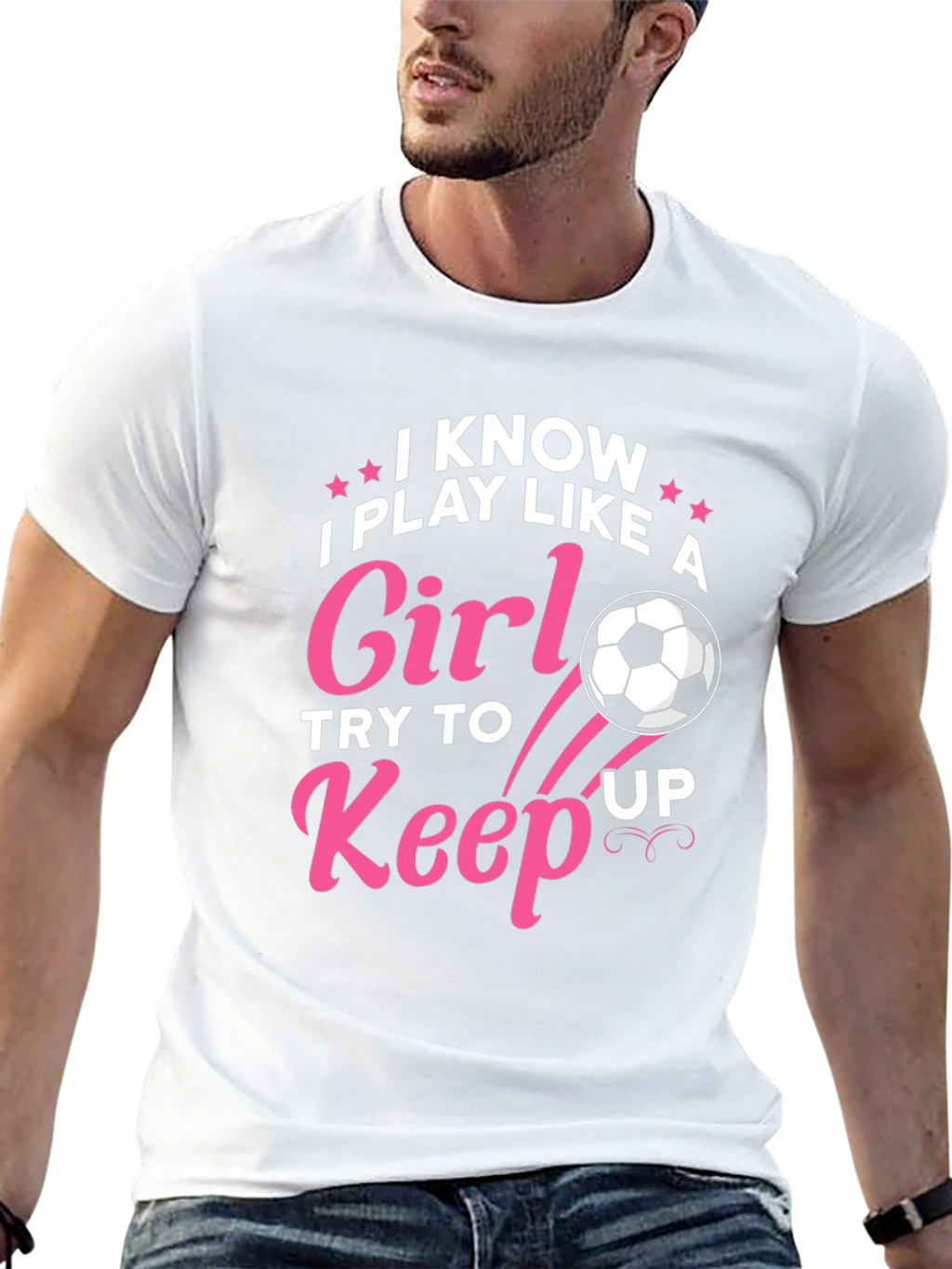 I Know I Play Like A Girl Soccer T-Shirt