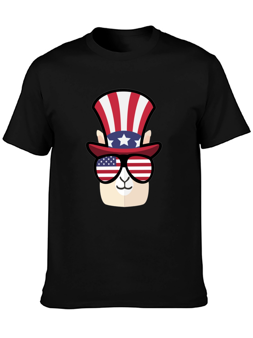 Patriotic Llama T-Shirt
