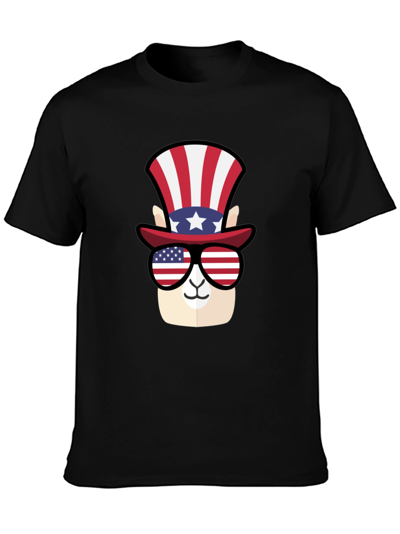 Patriotic Llama T-Shirt