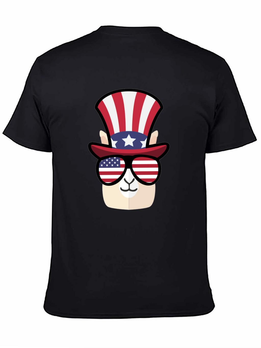 Patriotic Llama T-Shirt