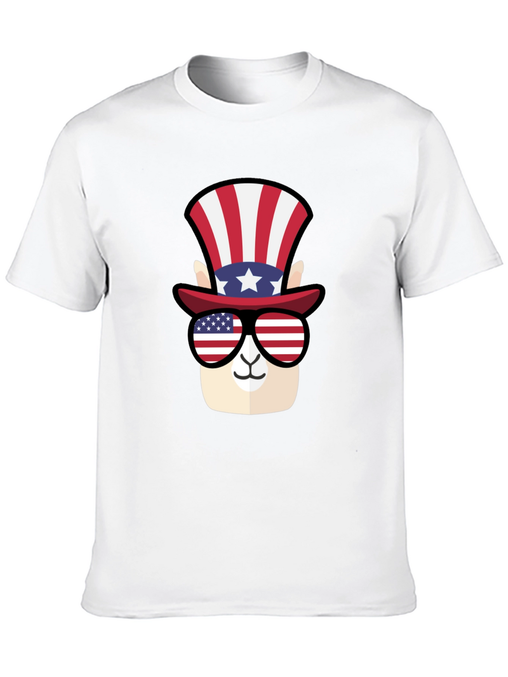 Patriotic Llama T-Shirt
