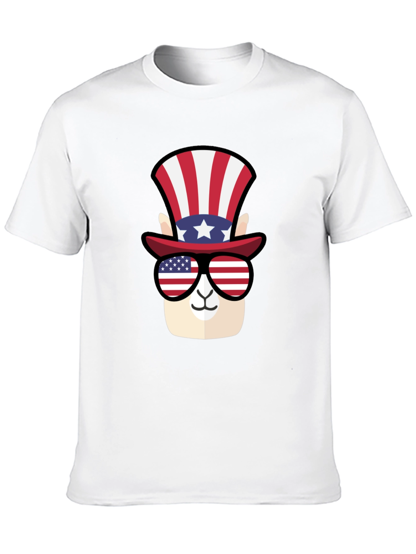 Patriotic Llama T-Shirt