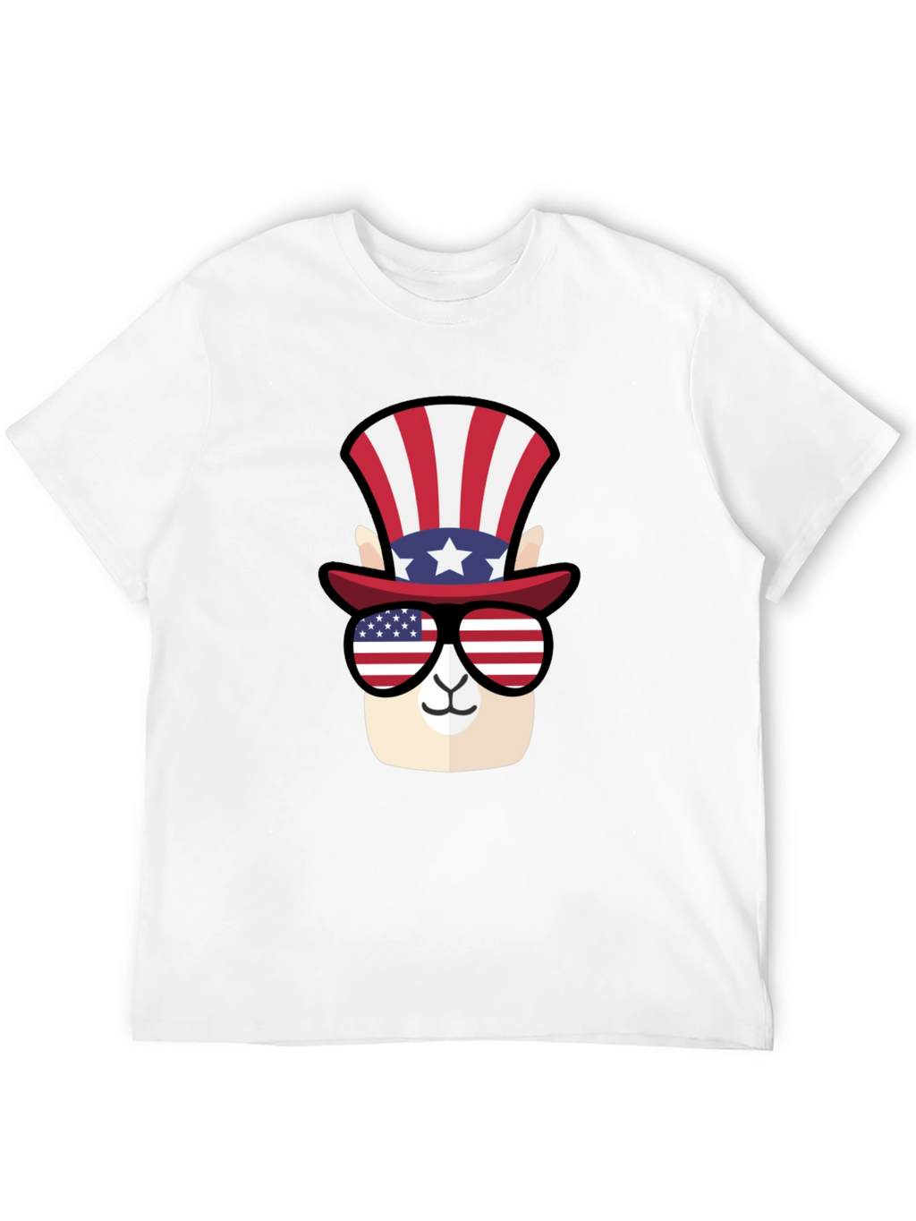 Patriotic Llama T-Shirt