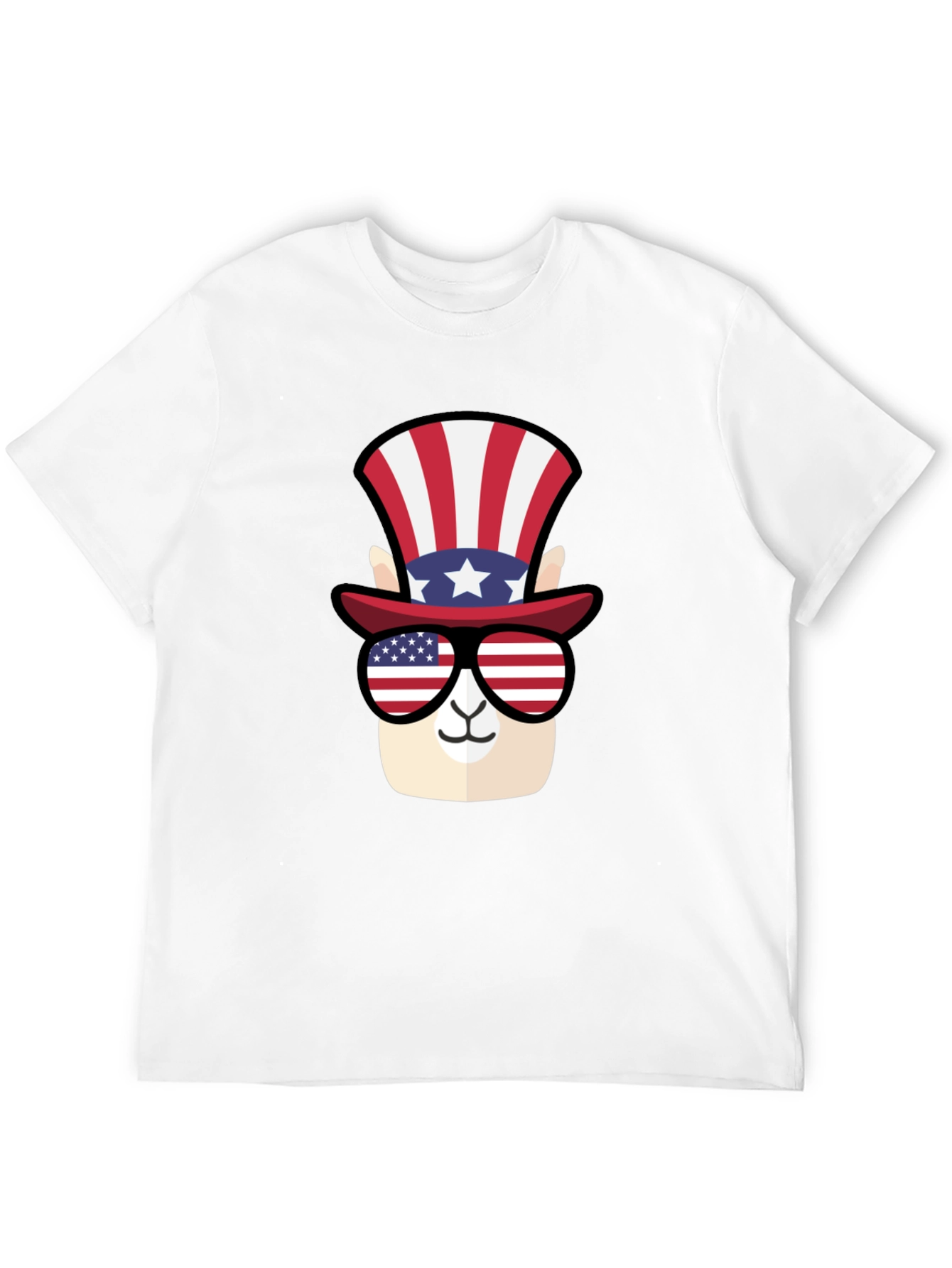 Patriotic Llama T-Shirt