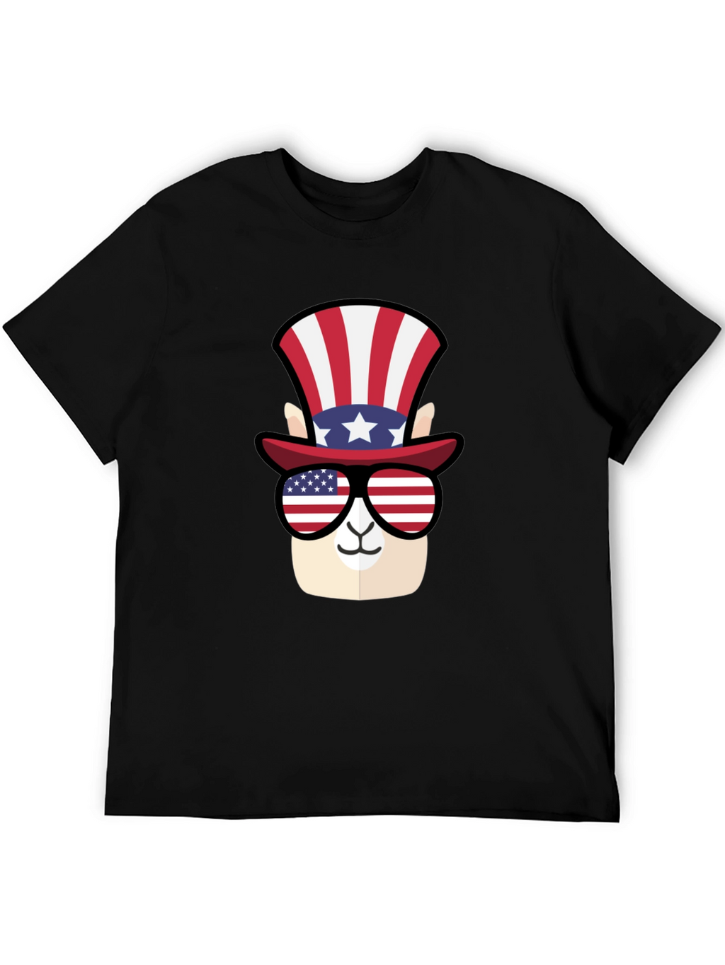 Patriotic Llama T-Shirt