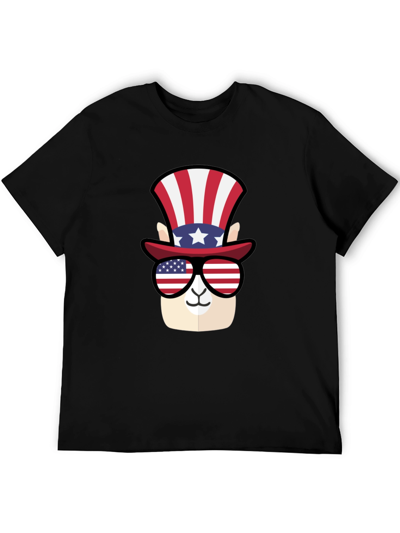 Patriotic Llama T-Shirt