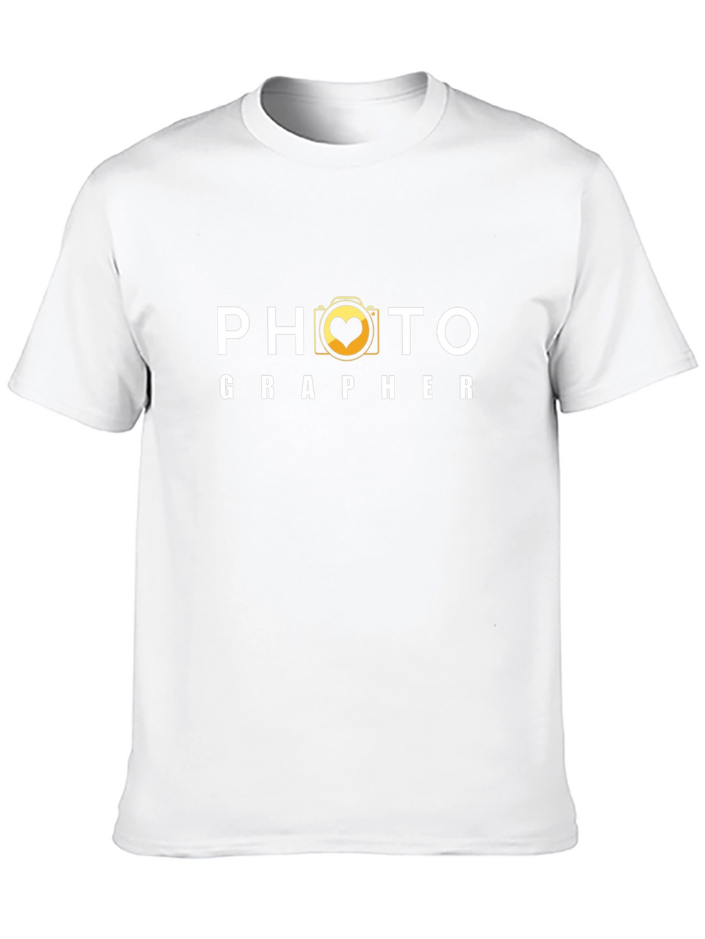 Photographer Heart Camera Graphic T-Shirt