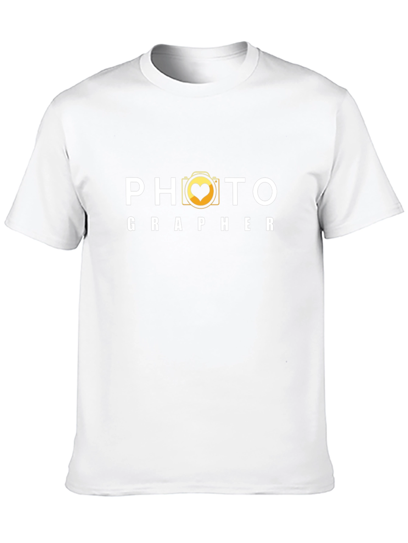 Photographer Heart Camera Graphic T-Shirt