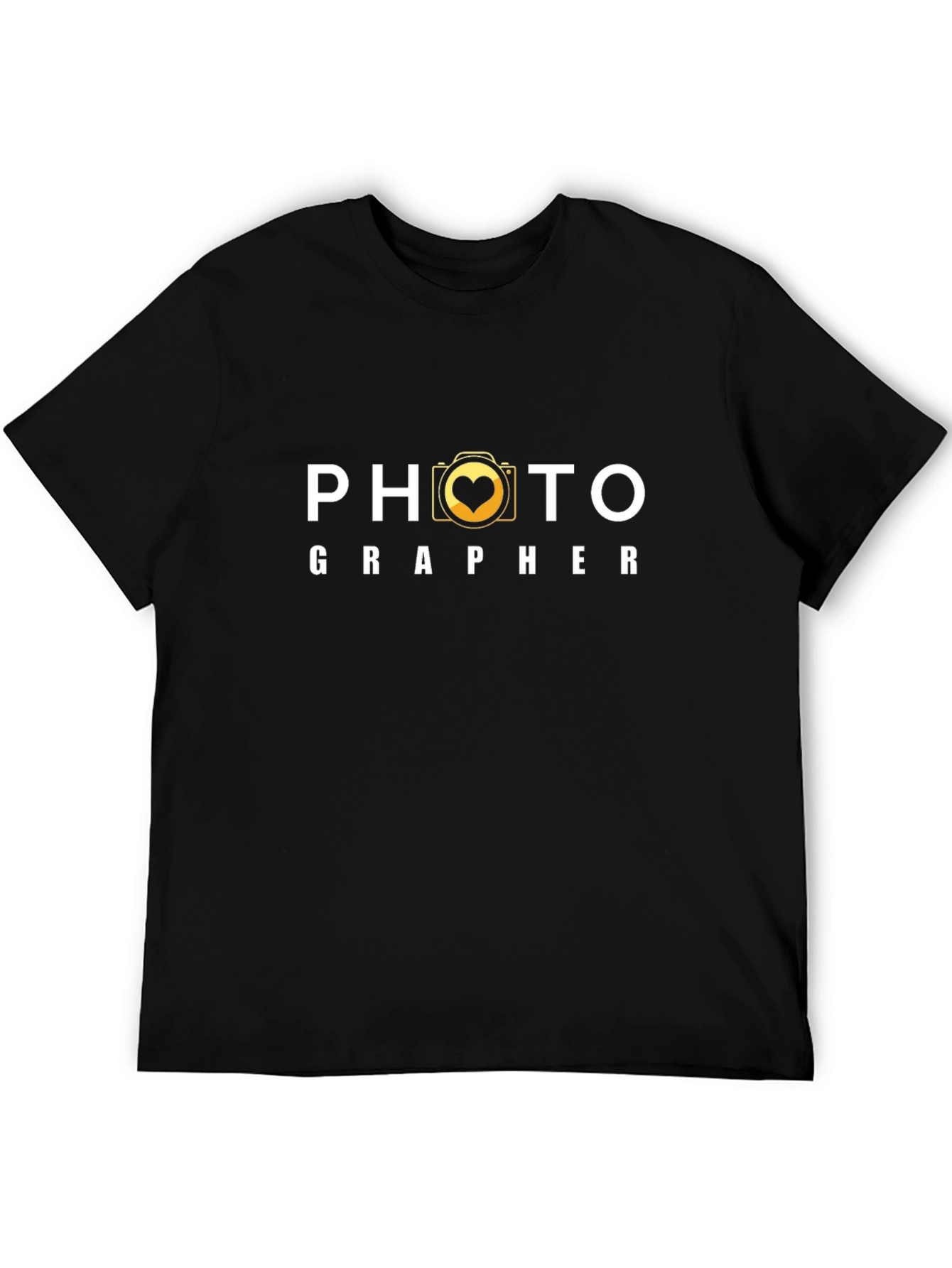Photographer Heart Camera Graphic T-Shirt