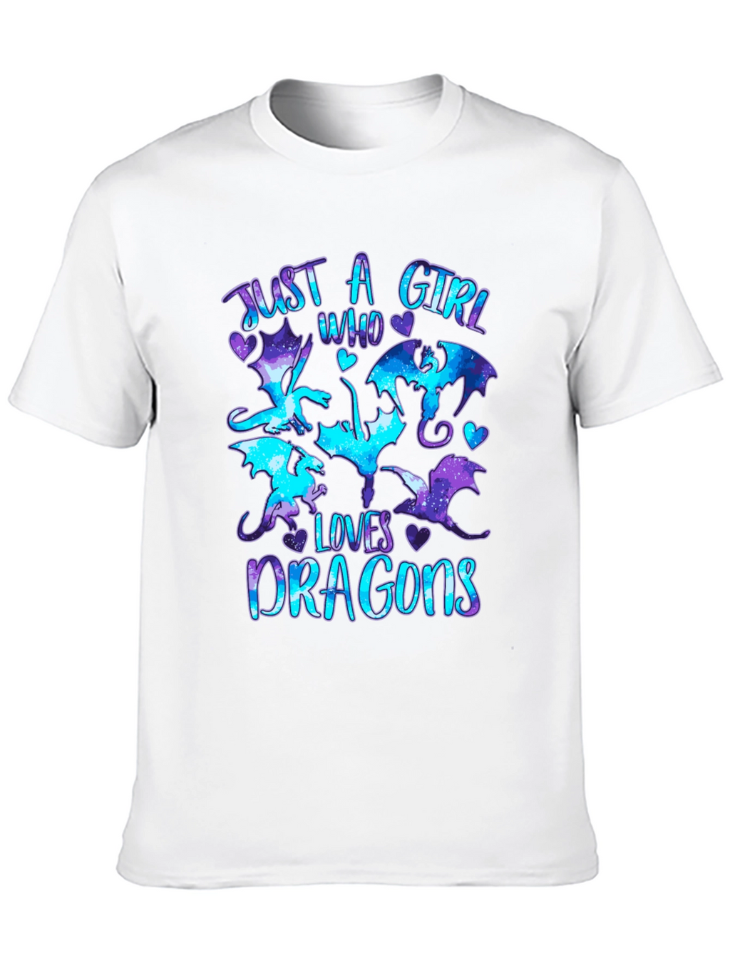 Just a Girl Who Loves Dragons T-Shirt