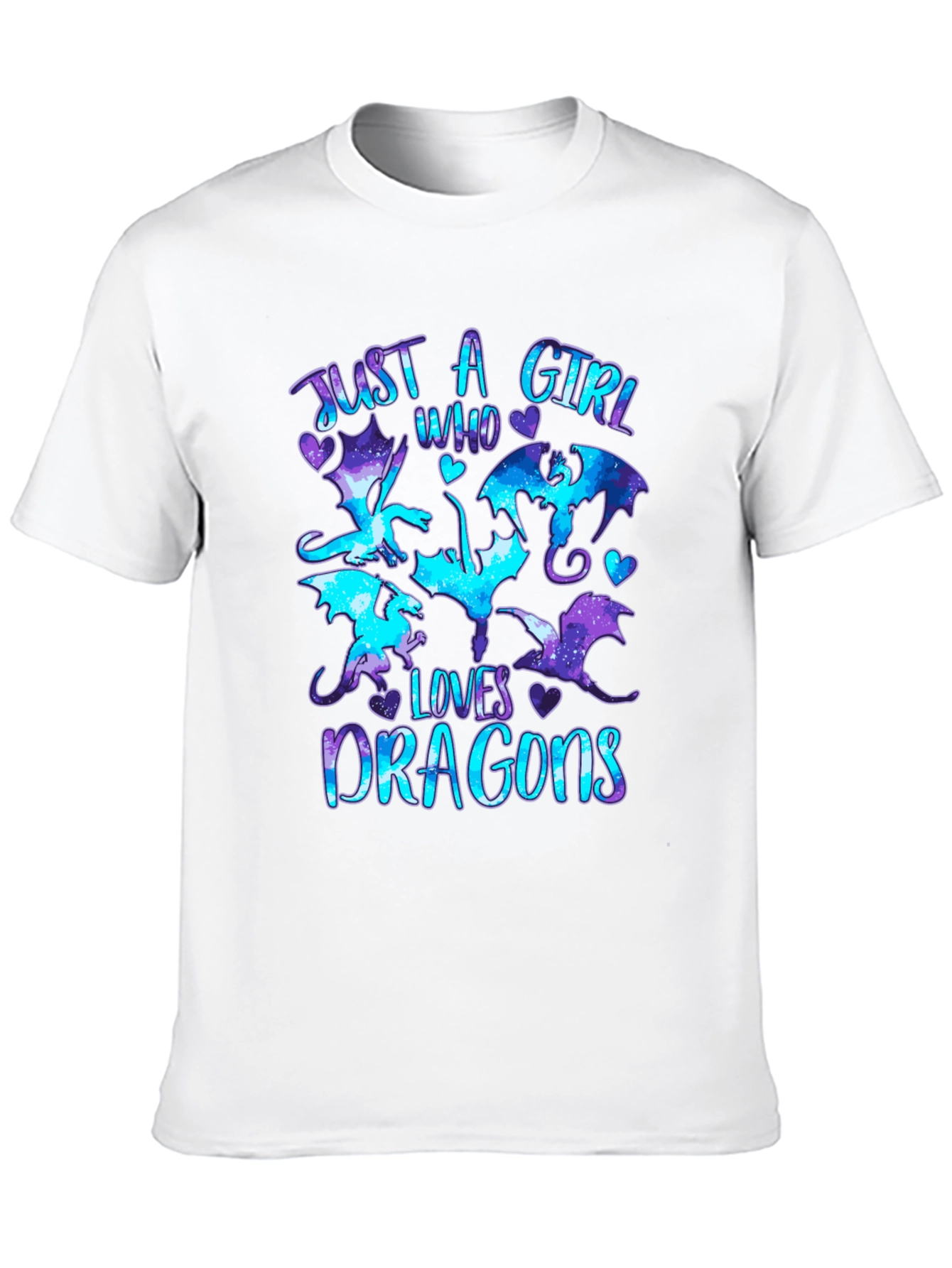 Just a Girl Who Loves Dragons T-Shirt