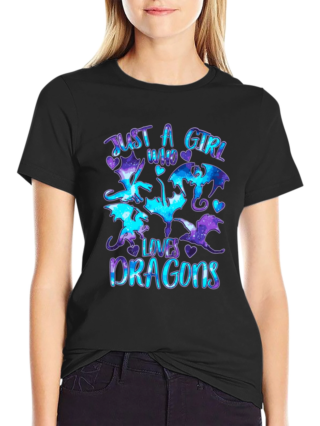 Just a Girl Who Loves Dragons T-Shirt