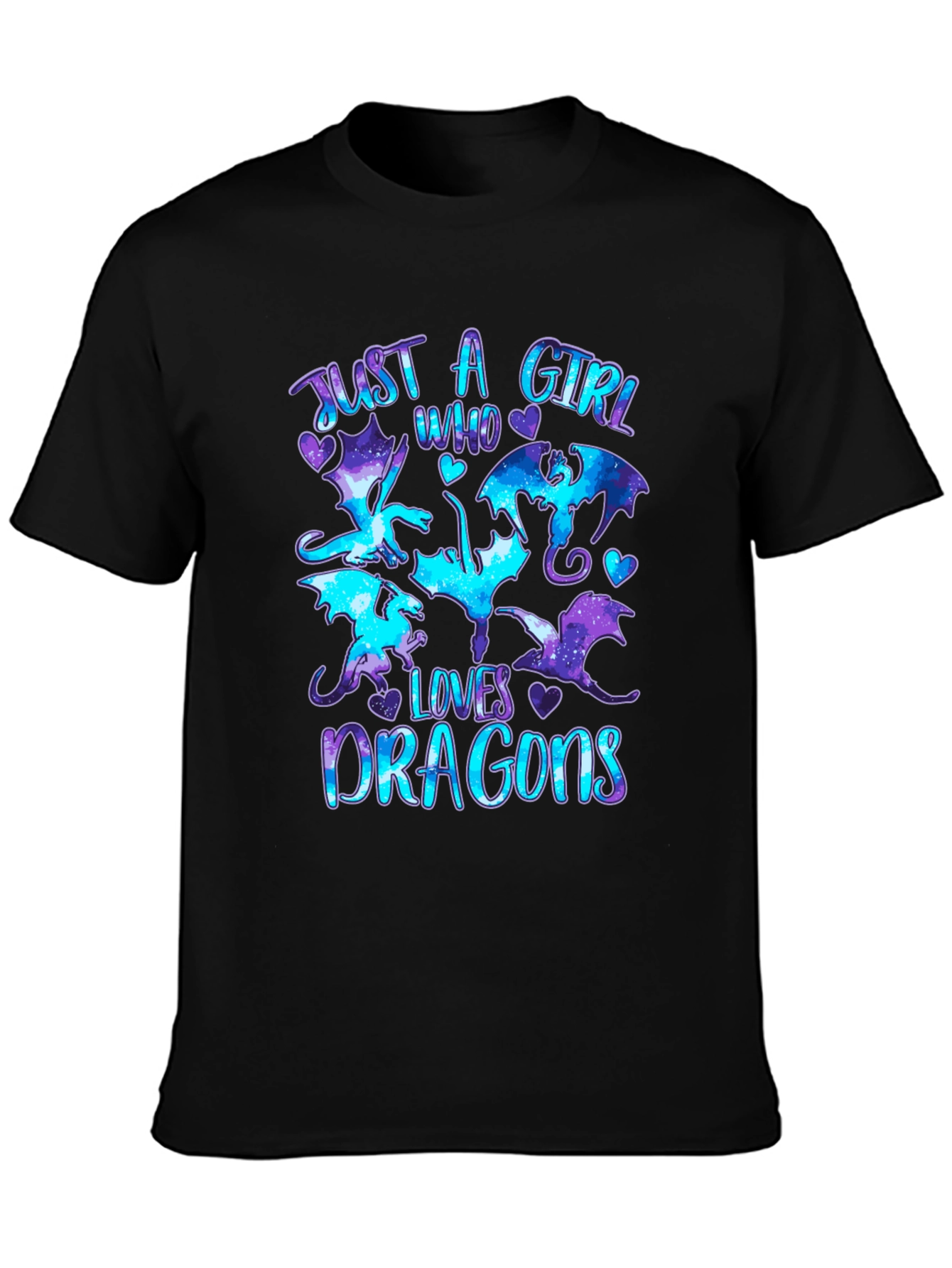 Just a Girl Who Loves Dragons T-Shirt