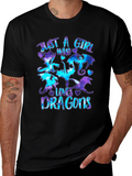 Just a Girl Who Loves Dragons T-Shirt