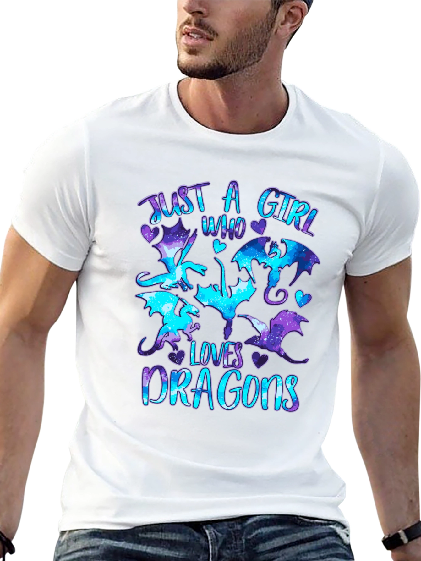 Just a Girl Who Loves Dragons T-Shirt