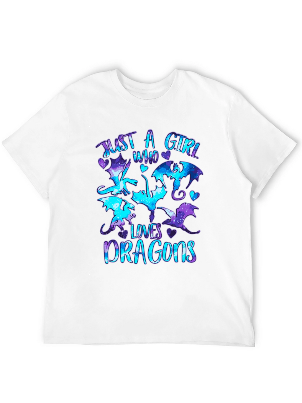 Just a Girl Who Loves Dragons T-Shirt