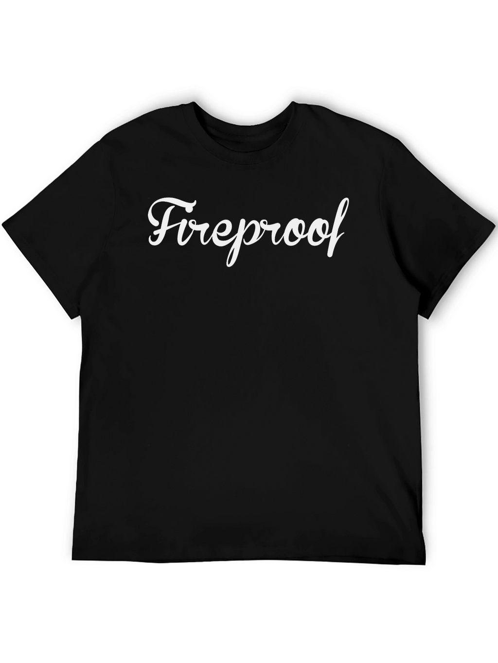Fireproof T-Shirt - Black Crew Neck Tee