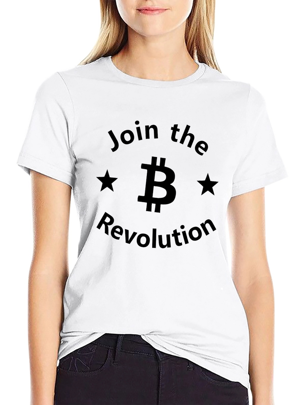 Bitcoin Revolution Graphic T-Shirt - Black
