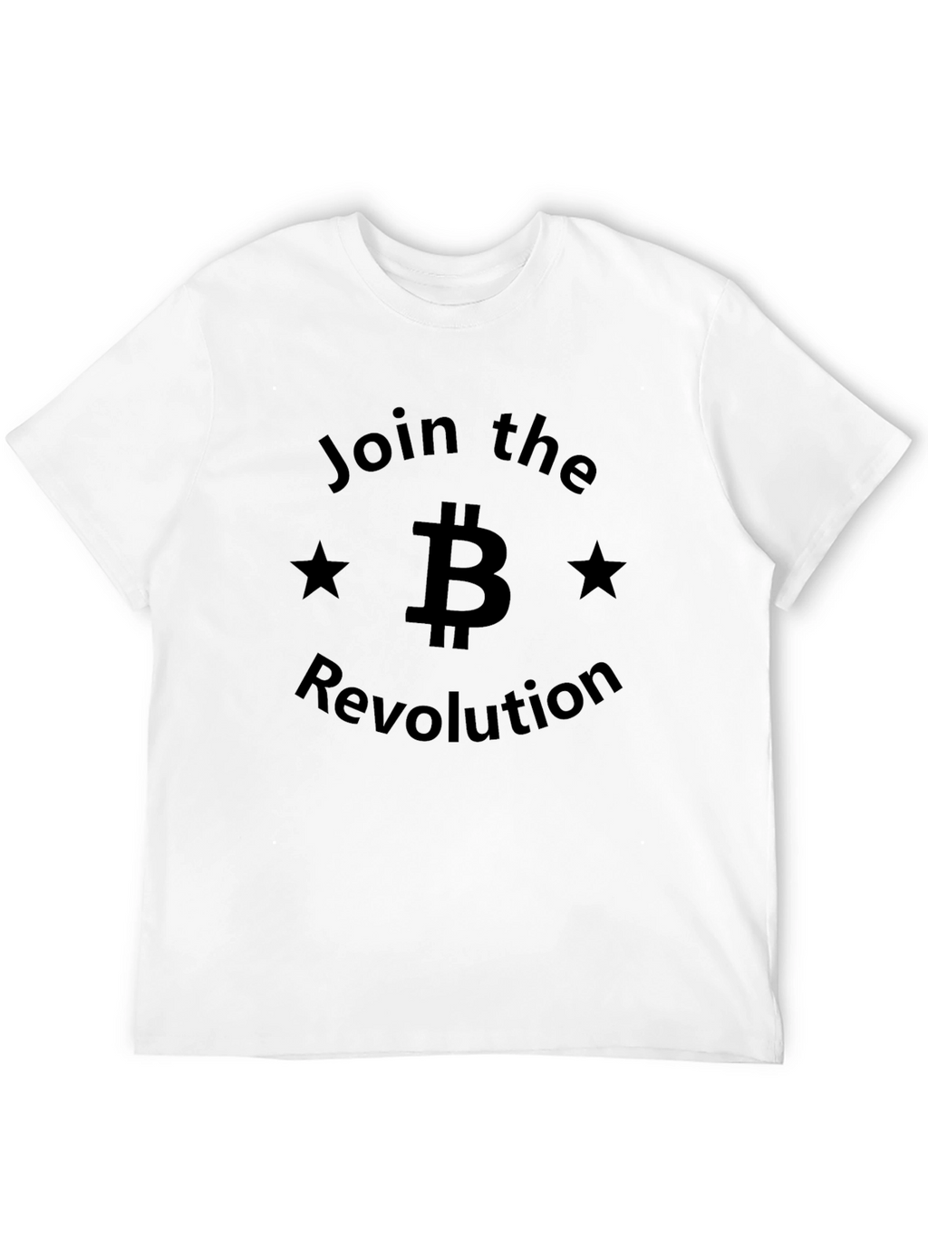 Bitcoin Revolution Graphic T-Shirt - Black