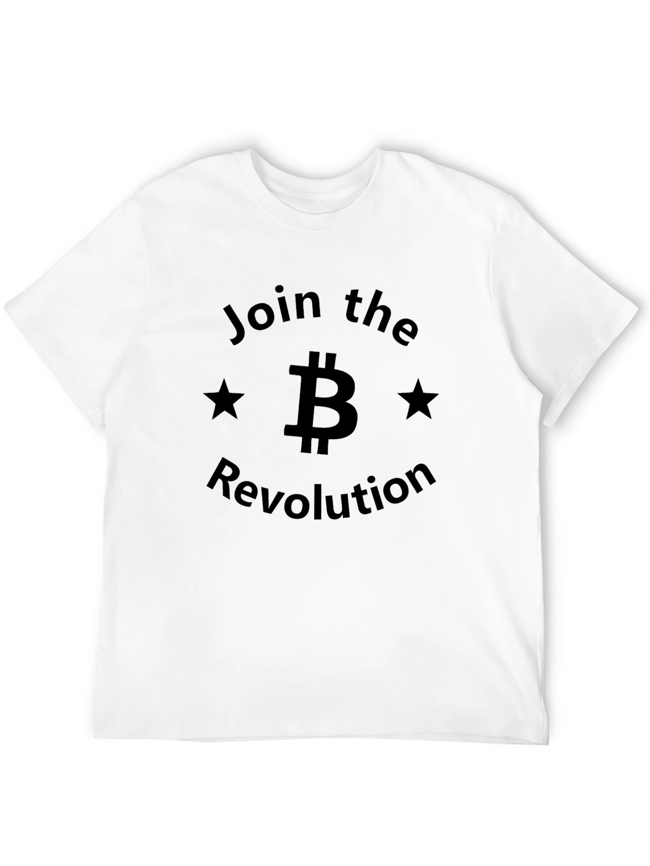 Bitcoin Revolution Graphic T-Shirt - Black