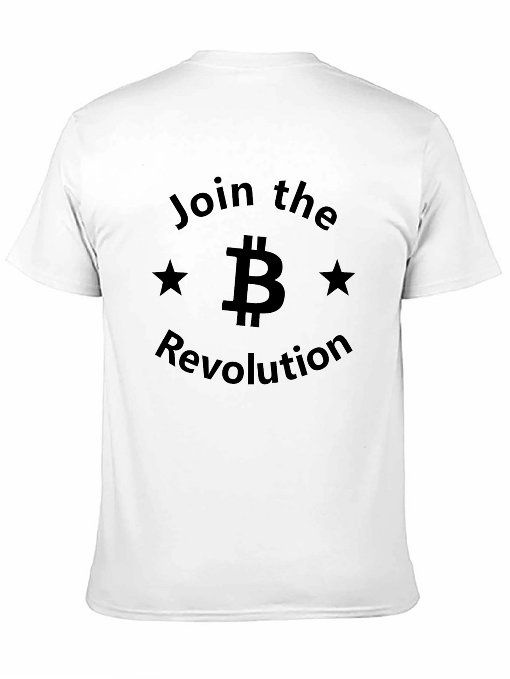 Bitcoin Revolution Graphic T-Shirt - Black