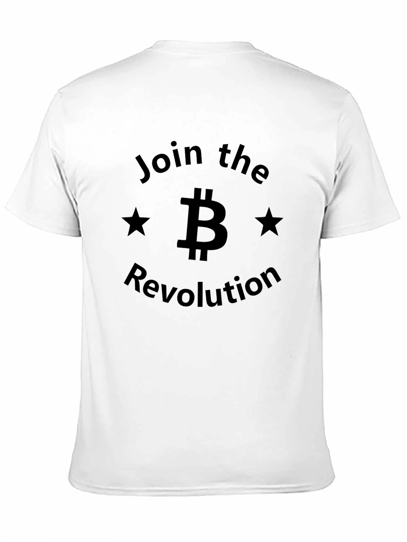Bitcoin Revolution Graphic T-Shirt - Black