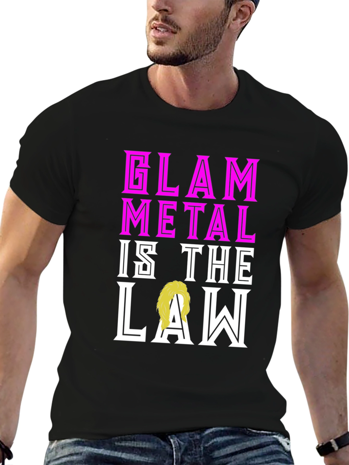 Glam Metal is the Law T-Shirt